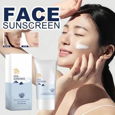 Sunscreen Lotion UV Proof Sun Paste Concealer For Face Sweat Proof Sunblock Water Resistant Sunscreen For Outdoor, Swimming 50ml