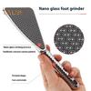 Nanoglass Foot File Callus Remover Dead Skin Removal Brush for Gentle Exfoliation Professional Pedicure Tool