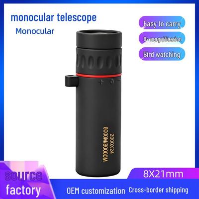 8x21 HD Mini-Monokular-Teleskop mit Nachtsicht, Tragbar für mobile Fotografie & den Außenbereich