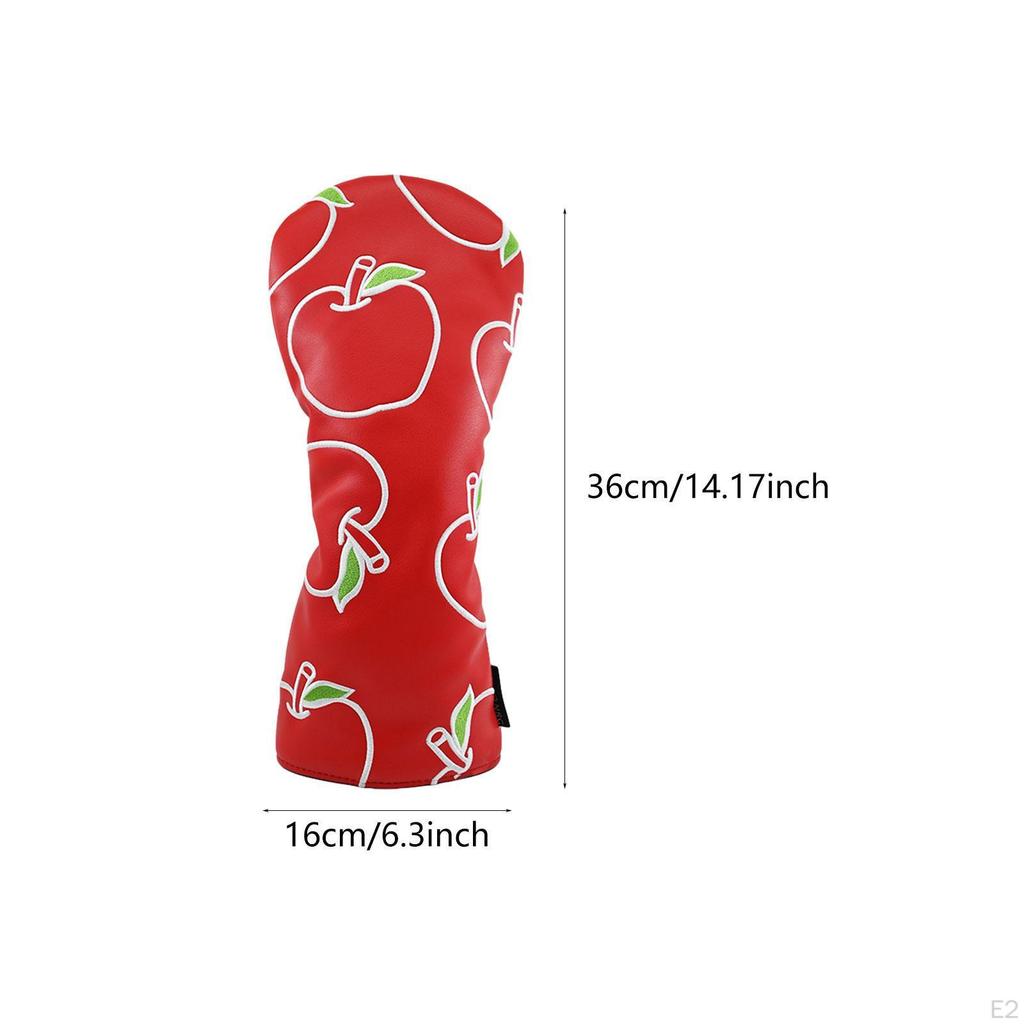Fruit Printed Golf Wood Headcover Head Cover for Adorable Golfing Accessory Anti Scratch
