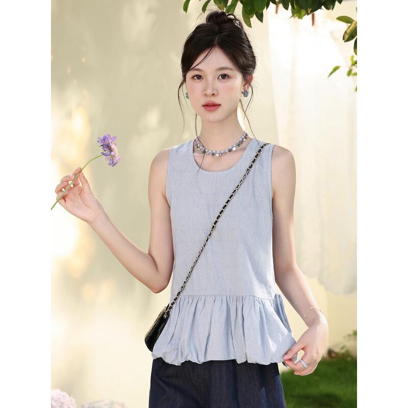 Women s Blue Summer Camisole Top S