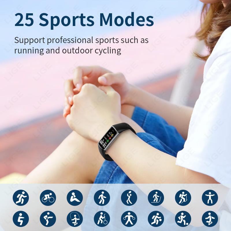 Smartwatch Sports Fitness Tracker Smart Watch For Men Women Heart Rate Blood Oxygen Sleep Monitor Waterproof Smart Bracelet