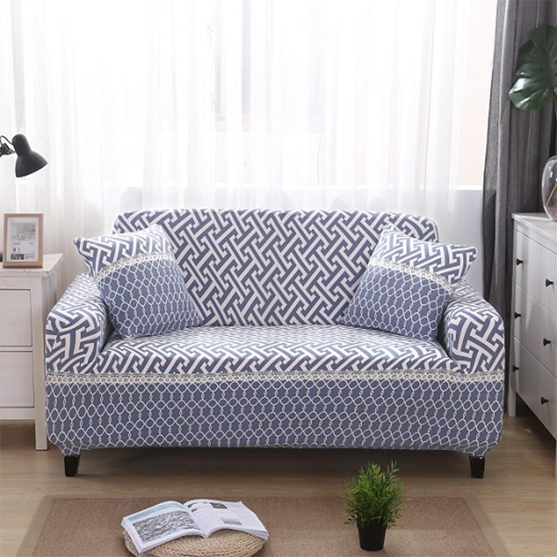 

Короткий геометрический эластичный чехол для дивана, полотенце, современный противоскользящий чехол для дивана «все включено», чехол для сиденья, дивана для гостиной Pillowcase 45x45cm