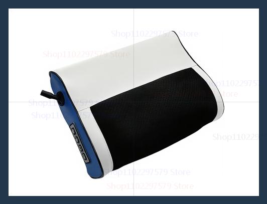 

Portable Ergonomic Design Multifunctional Neck And Shoulder Massager With Hot Compress Back Kneading Relax Massage Device 220 V&EU Plug синий