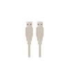 Nanocable USB Cable(to) 2-0 To Usb(to) 2-0 Nanocable 2m Beige Male To Male