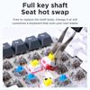 Aula F87 Pro Mechanical Keyboard 87 PBT Plastic Keycaps Hotswap Multicolor Backlit Long Battery Life Wireless Gaming Keyboard