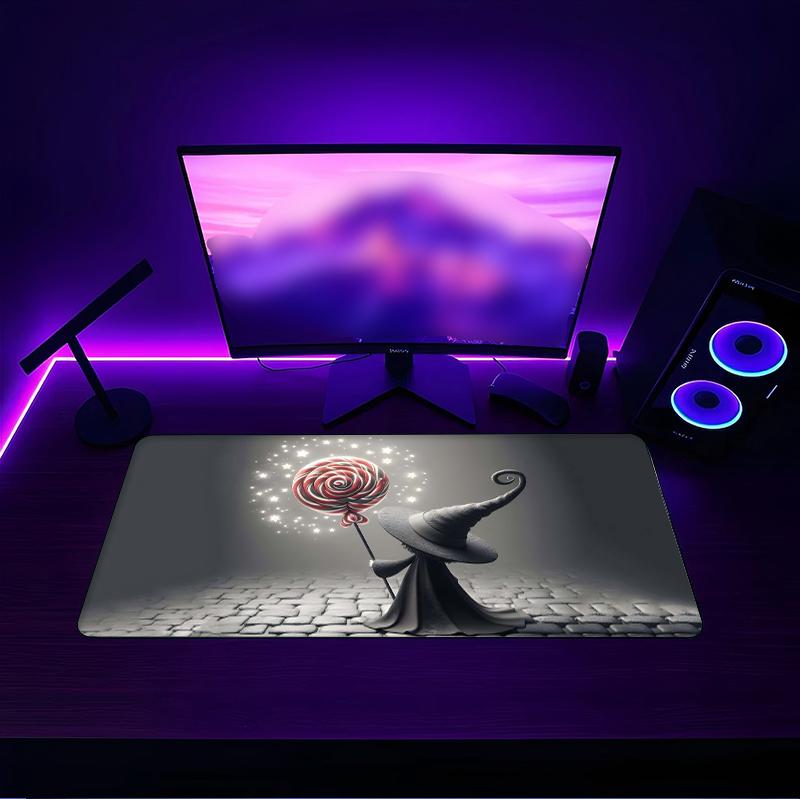 Witch Mouse pad with a non slip rubber base suitable for home offices and an ideal gift for gamers
