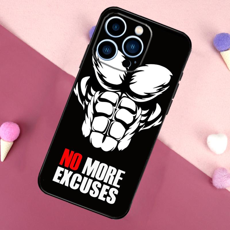 Bodybuilding Gym Fitness Case For iPhone 16 15 Pro Max 11 12 13 Mini 14 15 Pro Max 15 Plus XR 16e Phone Back Cover