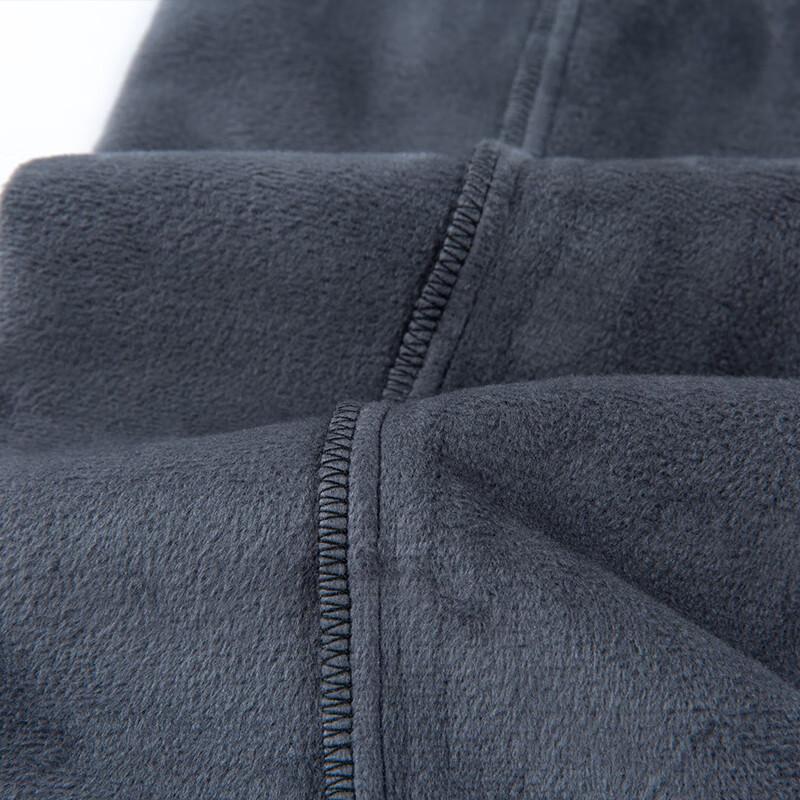 Maoren Men's Fleece-Lined Straight-Leg Casual Pants