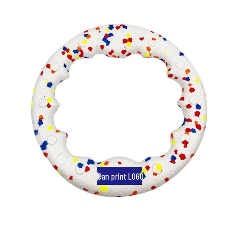 Durable Teething Pull Ring for Medium & Large Dogs - High Elasticity Silent Agility Toy