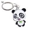 Fashion Lovely Panda Metal Keyring Keychain Car Key Holder Bag Pendant Gift