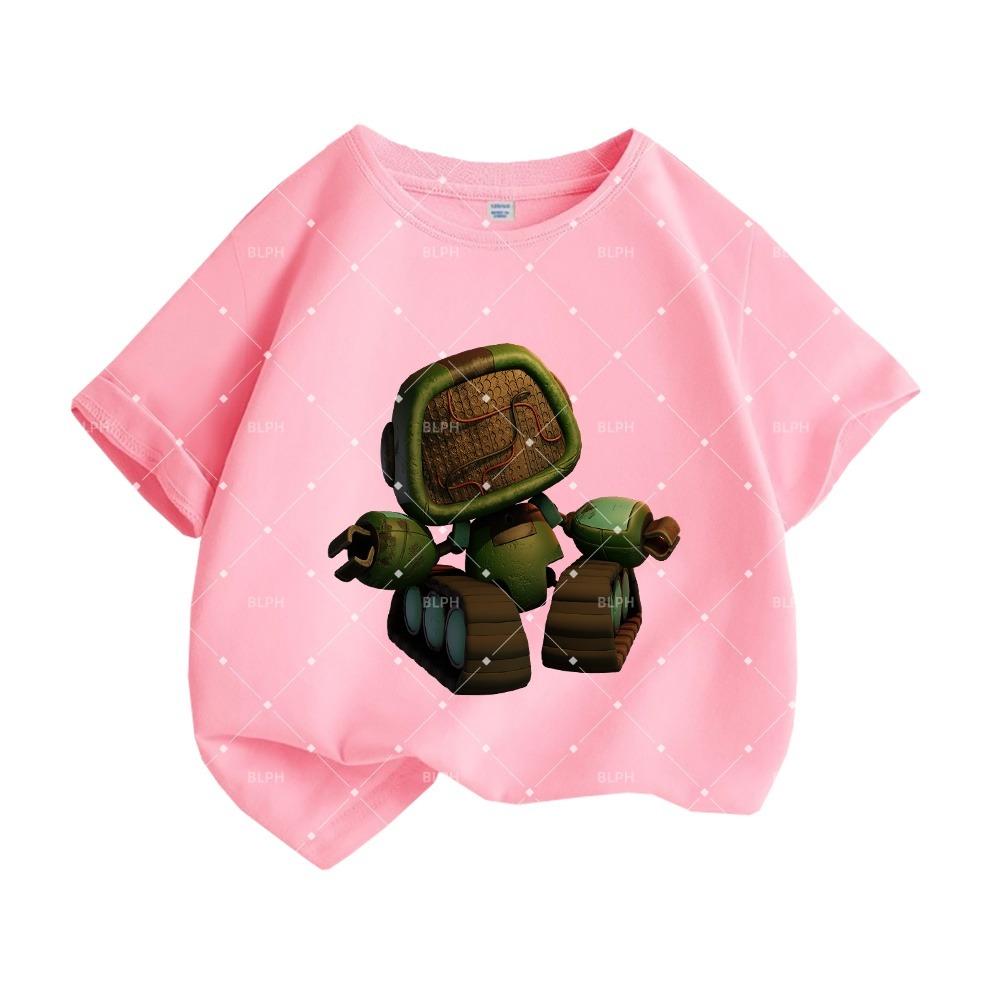 Cute Poppy Playtime Style Kids T-Shirt with Adorable Robot Design, Perfect for Zara Kids Lovers