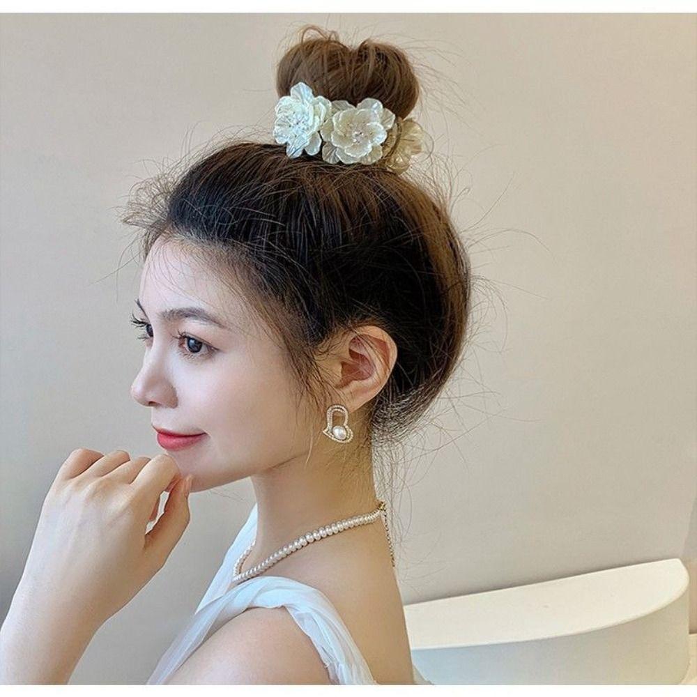 French Style Floral Style Barrette Beautiful Hair Claws Popular Flower Hairpin for Women Girls
