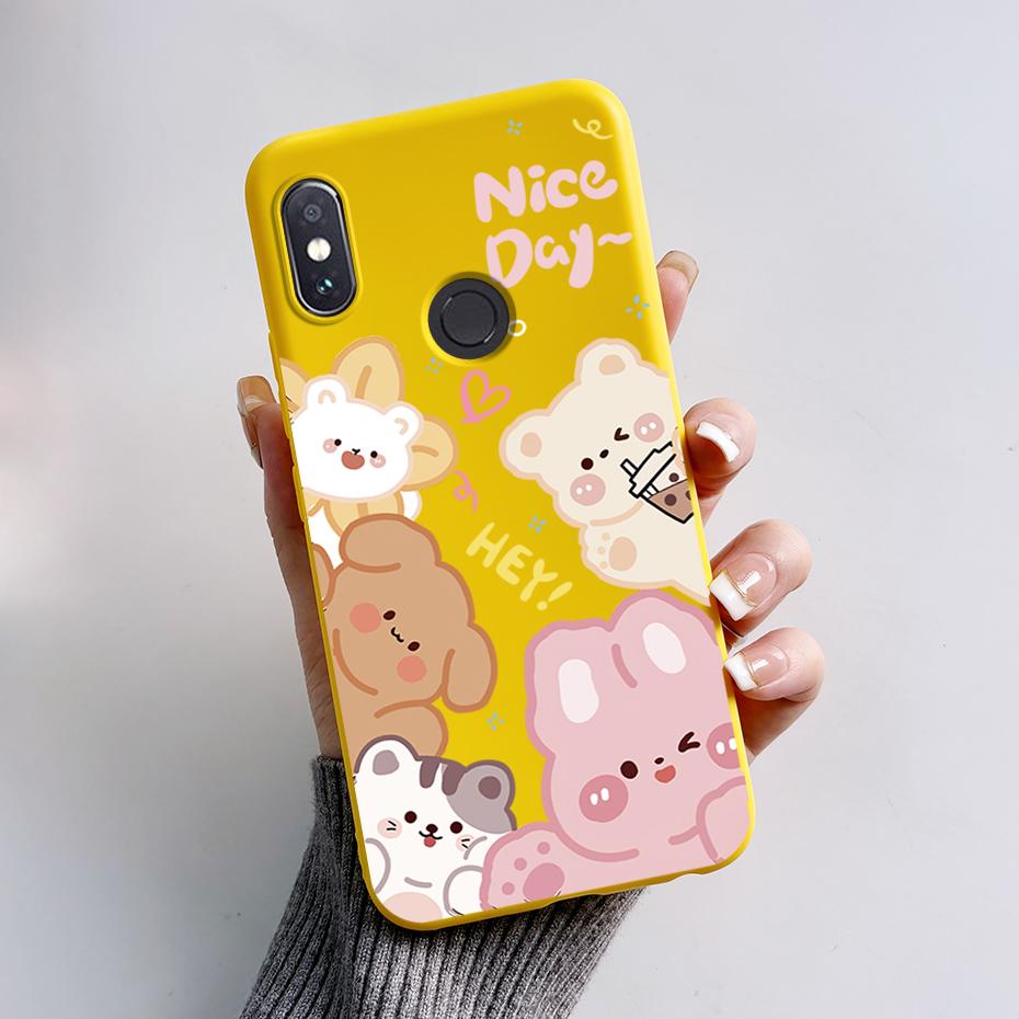 For Xiaomi Redmi Note 5 Case Redmi Note 5 Pro Cover Cute Bear Cartoon Frog Shockproof Silicone Soft Bumper For Redmi Note5 Funda