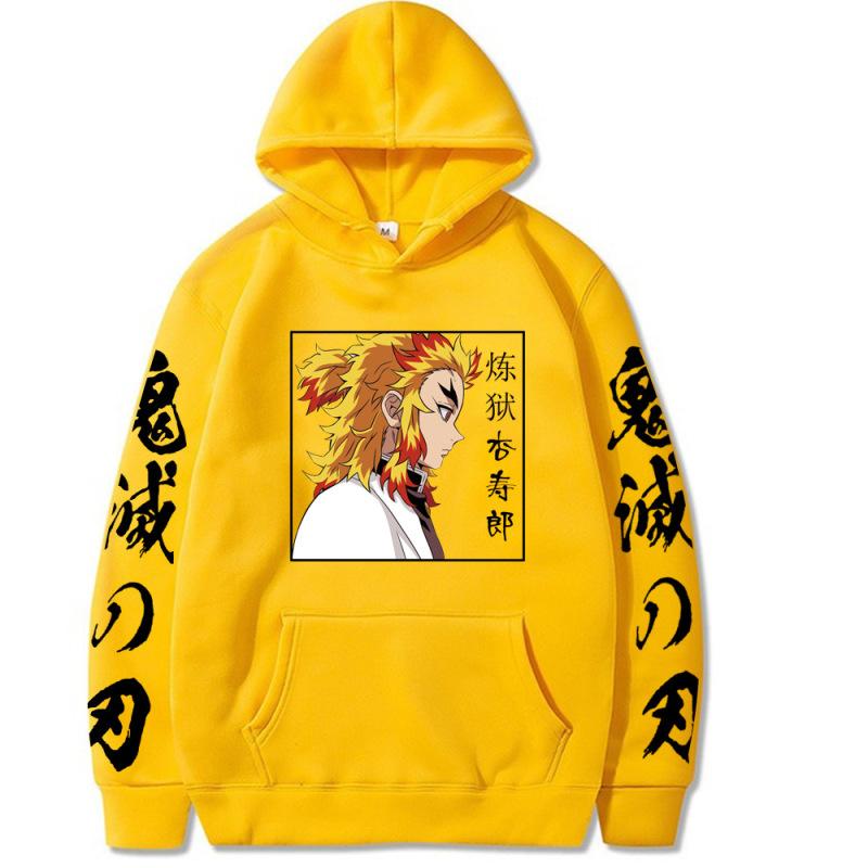 Rengoku Kyoujurou Printed Hoodie, Sweatshirt, and Hoodie for Ghost Slaying Blade Purgatory Xingshoulang