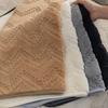 French Solid Wavy Jacquard Sofa Cushion Cozy Thick Plush Couch Slipcover For Living Room Soft Dustproof Anti-Slip Protector