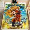 Koc Flanelowy z Nadrukiem Postaci Dragon Ball, Wysokiej Jakości, Wygodny na Wszystkie Pory Roku, Wystrój Domu, Ciepło i Komfort, Idealny na Prezenty Świąteczne