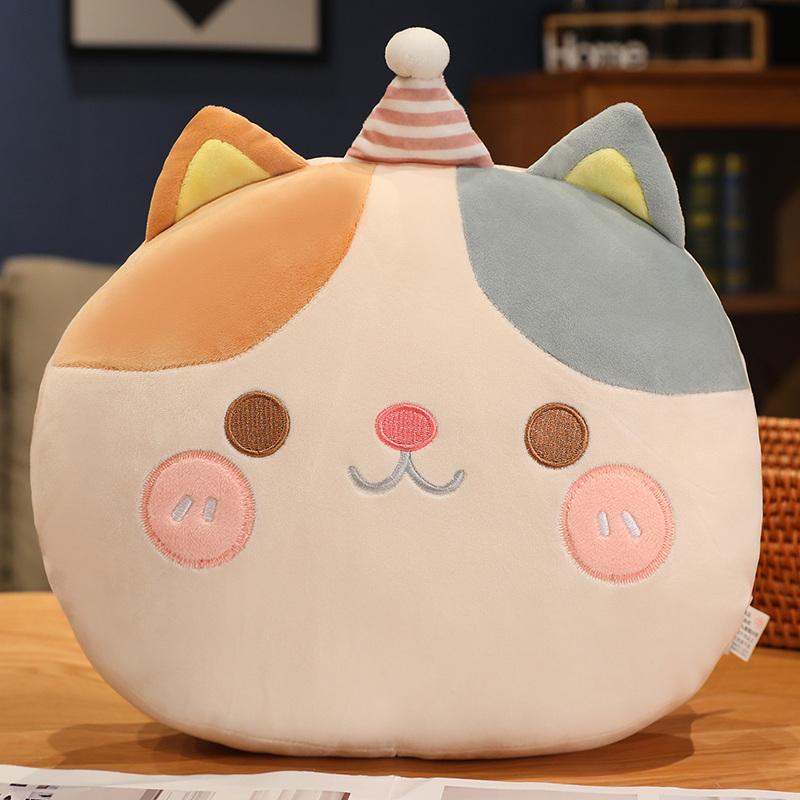 30cm Cartoon Tier Plüsch Kleines Kissen Hände Warm Halter Daunenbaumwolle Weich Katze Pinguin Dinosaurier Ente Bär Plüschtier Peluche Geschenk