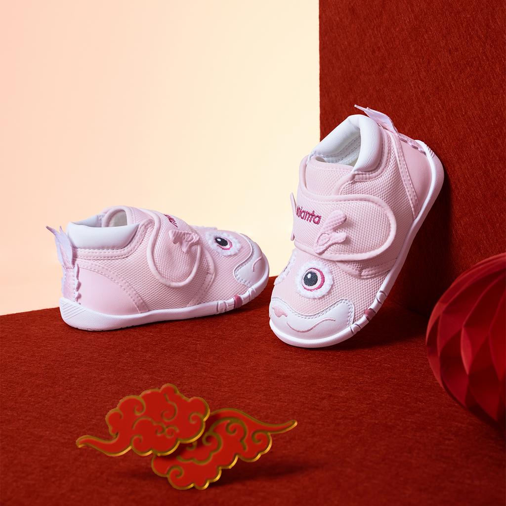 Anta Synthetic Leather New Year Edition Childrens Running Shoes Baby Sneakers 322610001-1