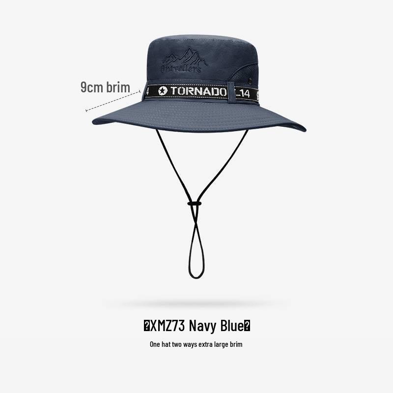 Cappello da Pesca da Uomo ad Asciugatura Rapida con Protezione UV per Esterno