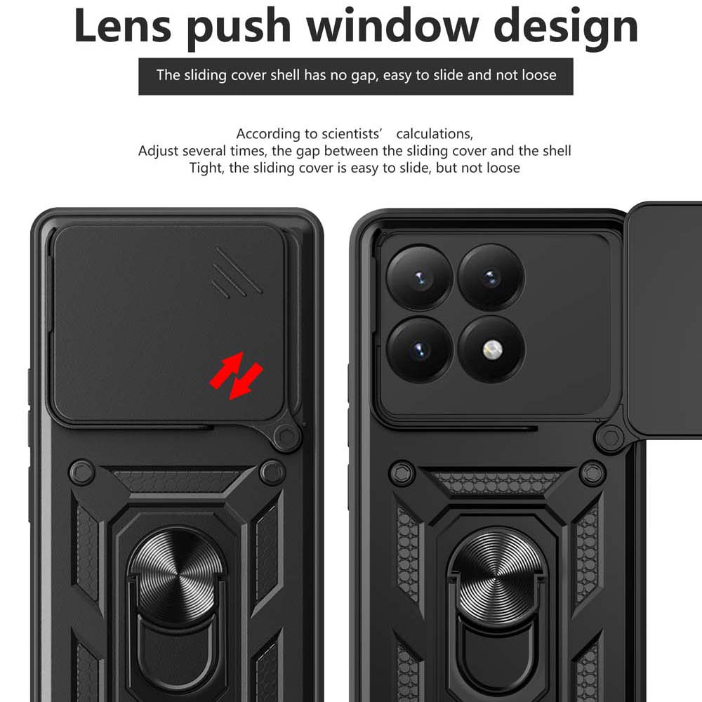 Shockproof Armor Case For Xiaomi Mi 15T 5G Car Holder Phone Cover for Mi 15T Camera Lens Protection Fundas