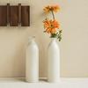 Premium Relief Vase Minimalist Ceramic Flower Insert Household Living Room Ornament Desktop Decoration Dried Flower Bottle