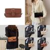 Chic Vintage Aesthetic Handbag For Women Elegant Solid Color Shoulder Bag
