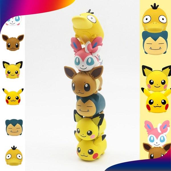 Pok?mon Stacking Figures 6 Set, 1 Set Korean Toy