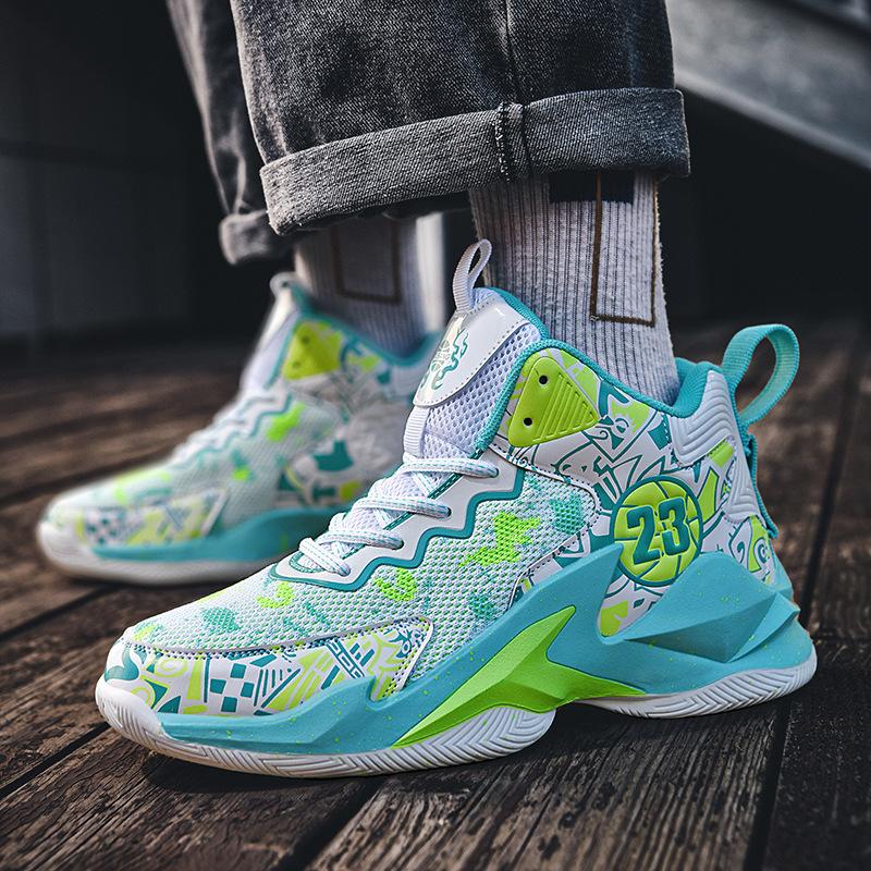 

Новые баскетбольные кроссовки мужские сетчатые летние кроссовки для бега с цементом для мальчиков и молодежи 45