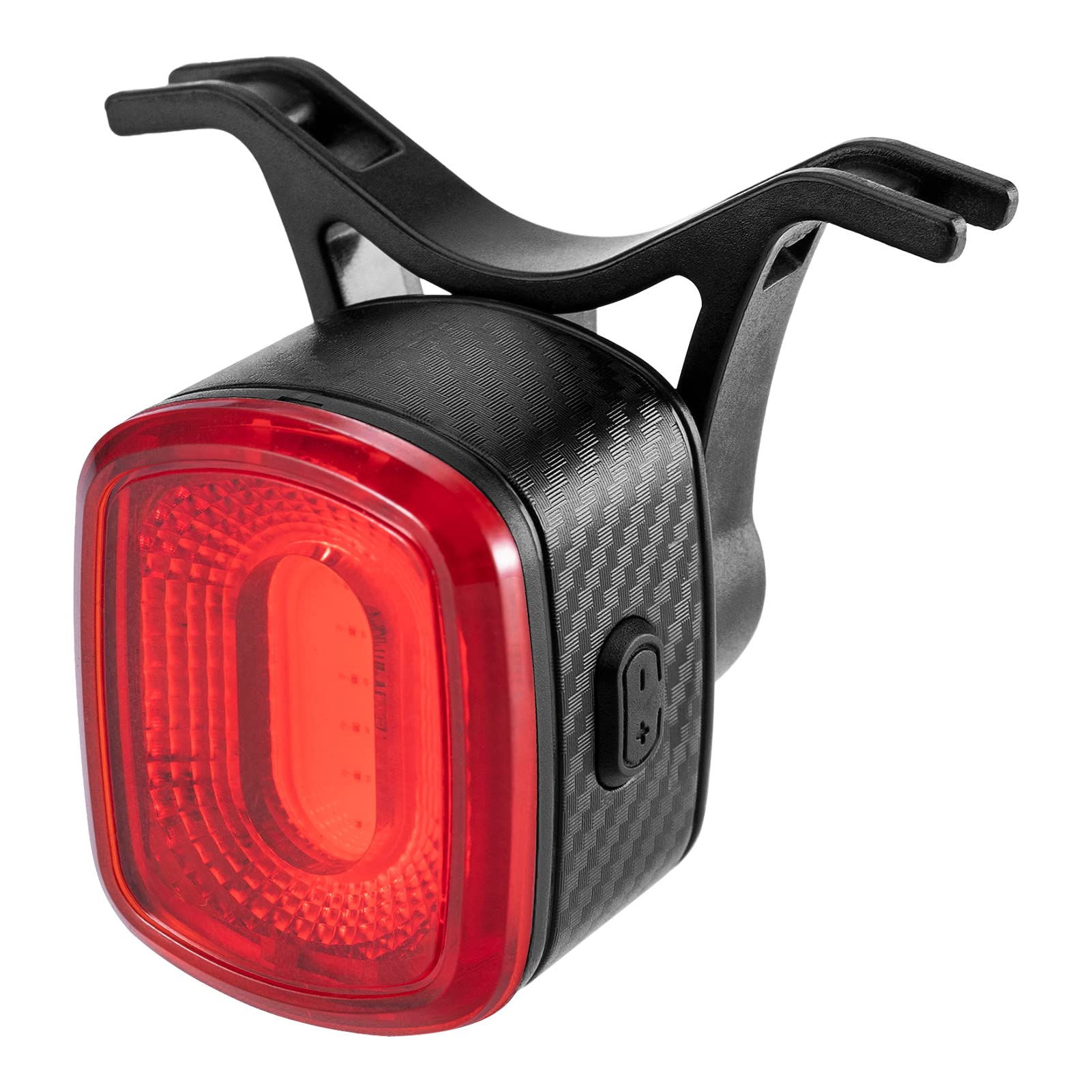 

ROCKBROS Bicycle Tail Light with 4 Lighting Auto Vibration Brake High Easy for Road and Nighttime Rides Modes, Flash, Sensor, Warning, Brightness,