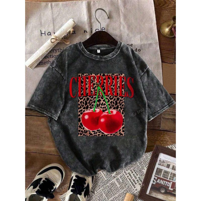 Es Trus Cotton, Summer Women S Fun Print Hip-Hop Le XL чёрный