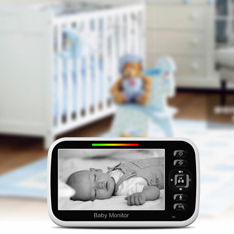 5-inch Wireless Night Vision Baby Monitor with Intercom