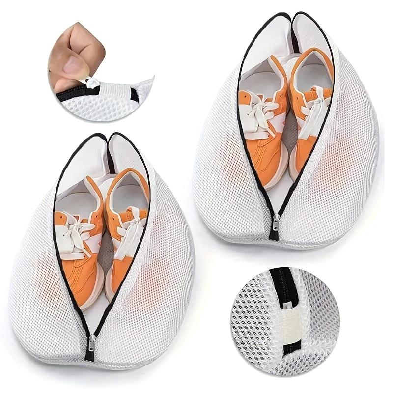 Netz-Wäschebeutel für Turnschuhe/Schuhe Stiefel Mit Reißverschlüssen Für Waschmaschinen Reise-Kleideraufbewahrungsbox Organizer-Taschen