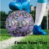Custom Text Size 5 Soccer Ball, Standard Match Football For OutdoorArcane