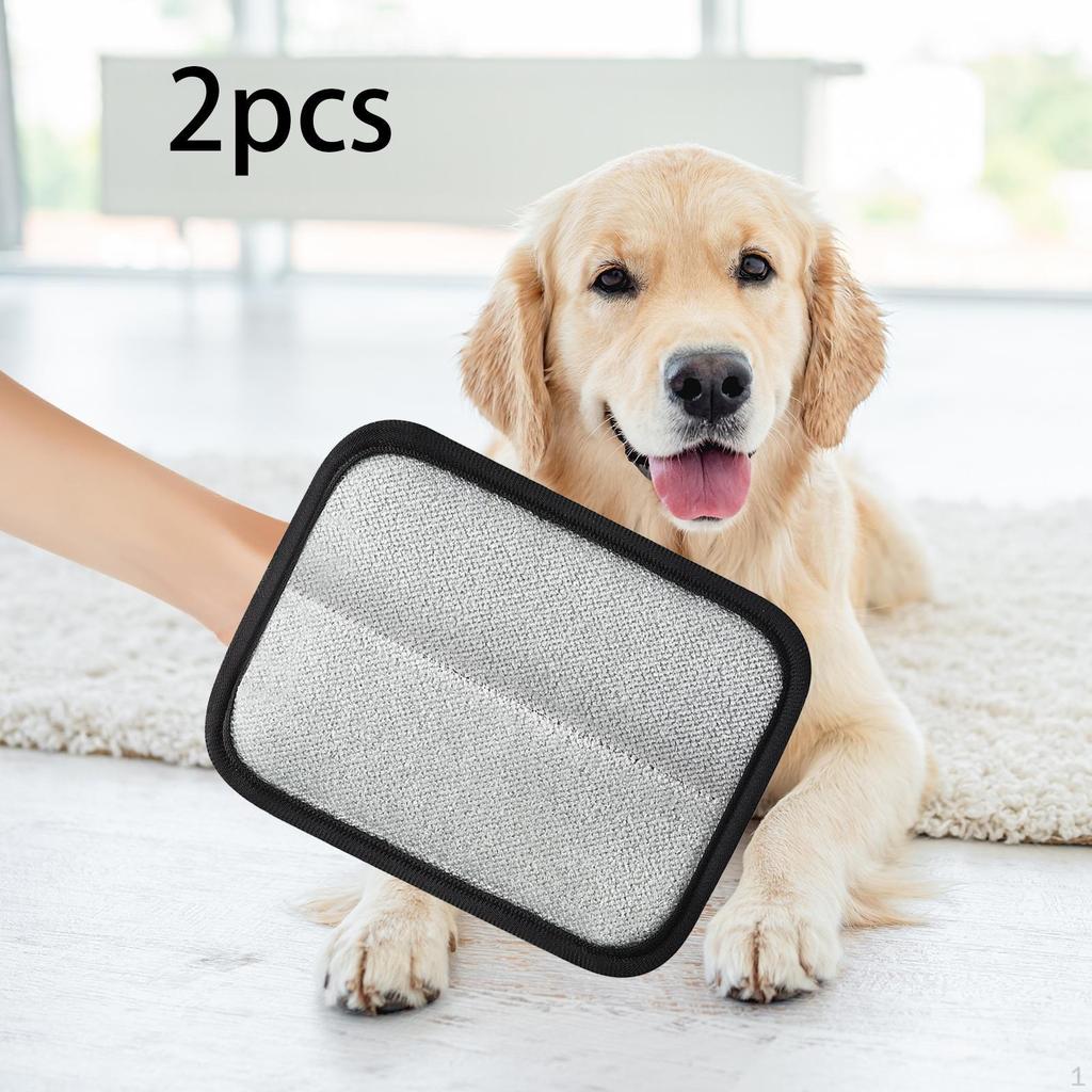 Pet Hair Removal Glove Grooming Tool Remover for Furniture Curtain