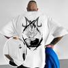 Dragon Ball Z Anime Print Tshirts Man Oversized Graphic Short Sleeve Tee Loose Casual Summer Trendy Y2k Clothes Streetwear Tops