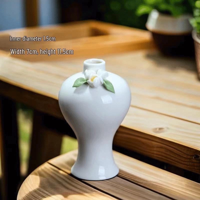 Hand-Pinched Ceramic Vase: Travel Souvenir & Home/Office Decor