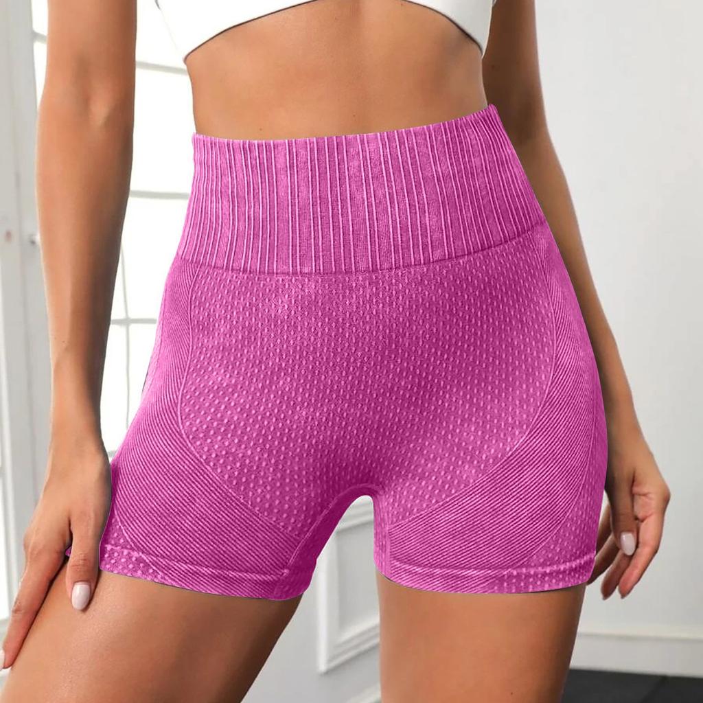 Workout Butt Lifting Shorts For Women High Waisted Seamless Gym Yoga Booty Shorts