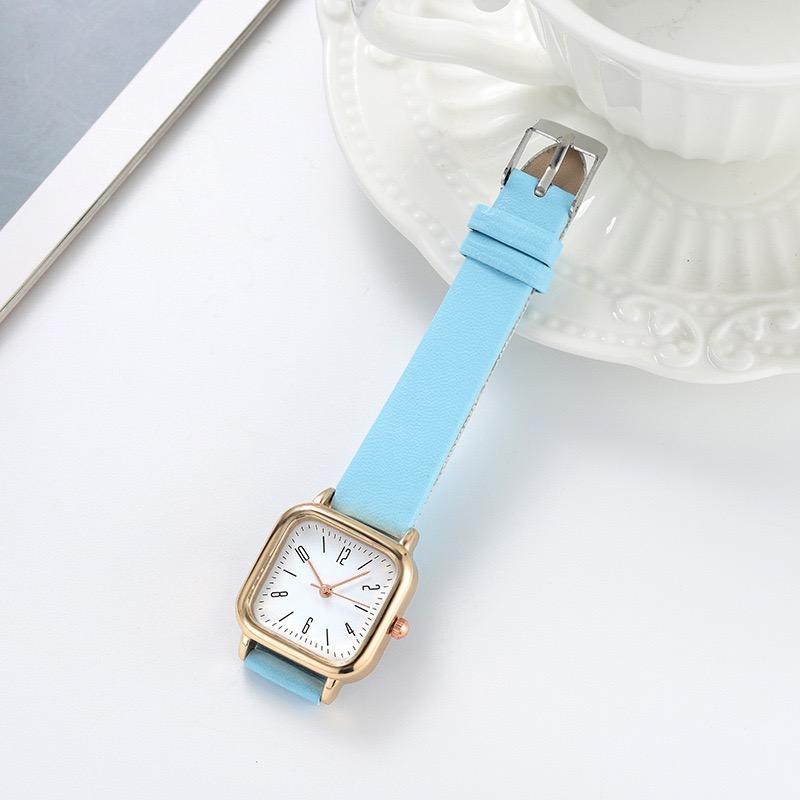 Foreign Trade Fashion Founder Small Pure and Fresh Color Ladies Watch Belt Sweet Girl Watch