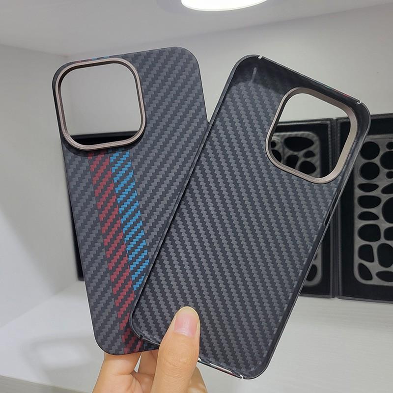 Magnetic Aramid Fiber Phone Case IPhone 16 Pro ProMax 15 14 13 Slim Shockproof