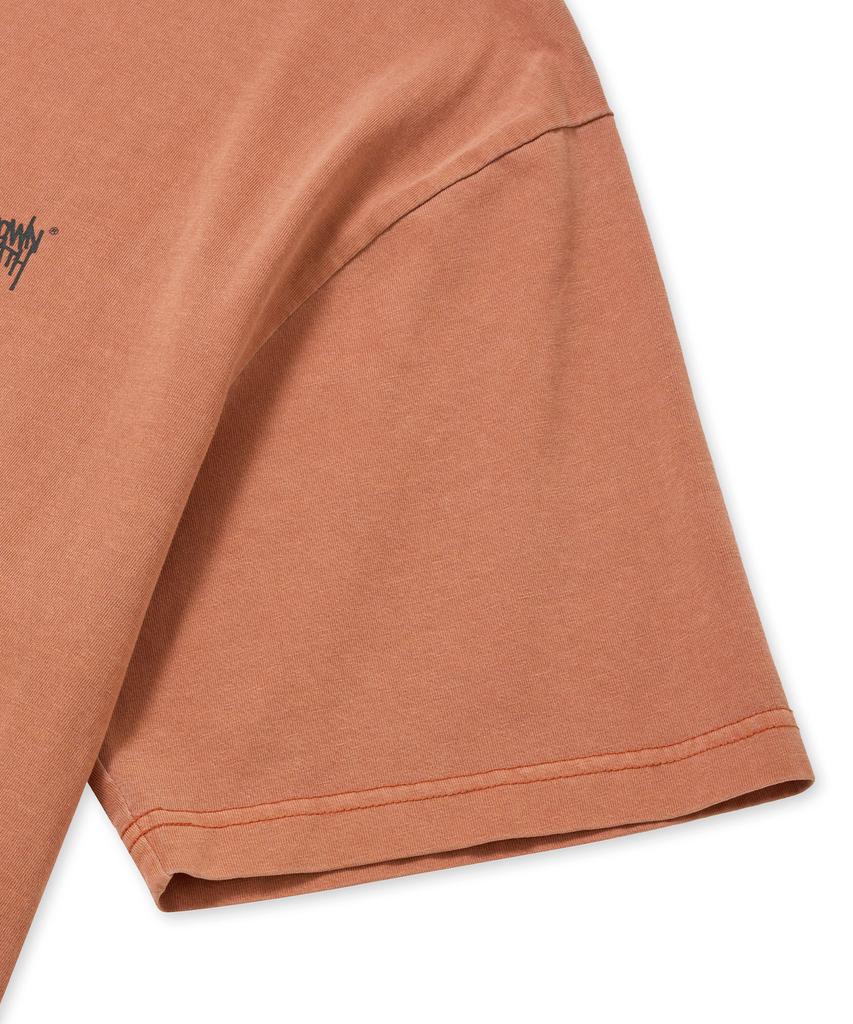 BROWNBREATH Pigment Tag Tee - Orange