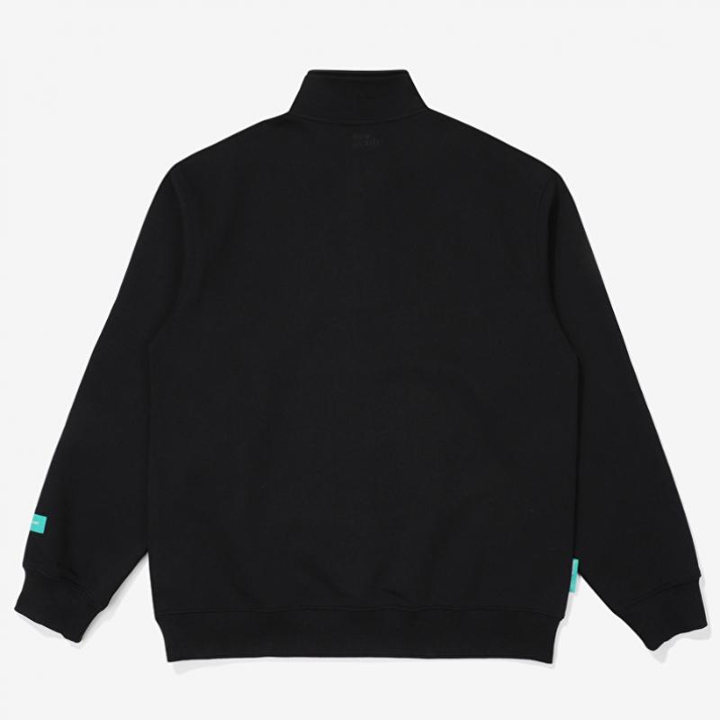 Bbc Earth Half Zip Sweatshirt   Black [23ss]