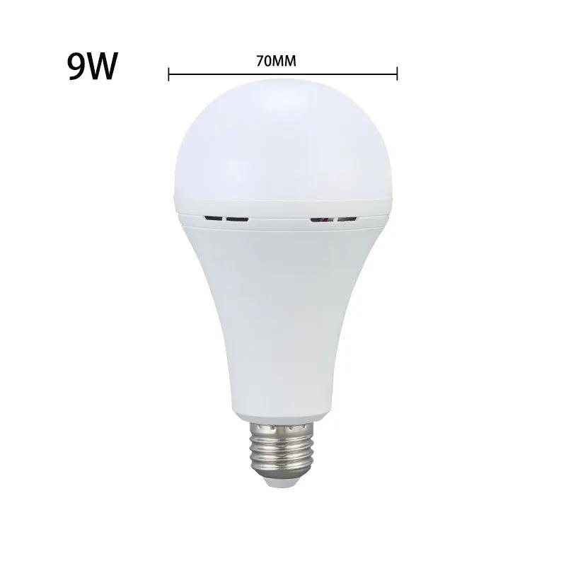 LED Rechargeable Light Bulb9w 15w 85-265V Emergency Bulb Portable Hanging Camping Lamp for Tent Home Power Failure Porch