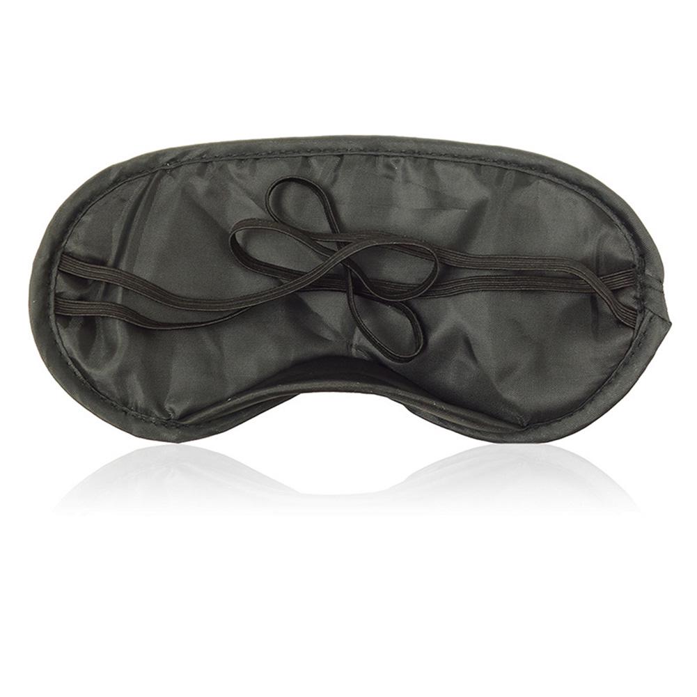 Adjustable Satin Cloth Eyeshade Breathable Comfortable Eye Cover for Travel Nap Couple SM Sex Tool