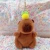 Little Red Book Capybara & Guinea Pig Plush Keychain Ornament