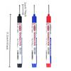 New Multi-color Deep Hole Marker Ceramic Tile Deep Hole Marker Waterproof Quick-drying Oil Pen Woodworking Pen Marker Pens