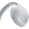 Sony Kabellose Noise Cancelling Kopfhörer Bluetooth bis zu 35 Stunden kontinuierliche mit 2020 Weiß W WH-CH710N kompatibel, Wiedergabe, Mikrofon, Modell,