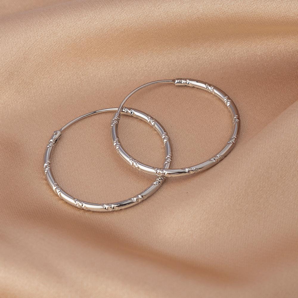 

Elegant Copper Earrings: Vintage Large Circle Designs with Luxurious Style - Recommended Women s Jewelry, European & American Influence