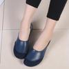 Fashion Genuine Leather Casual Bean Shoes Women Lightweight Slip-on Spring Bean Loafers Ladies Non-slip Moccasins Walking Shoes