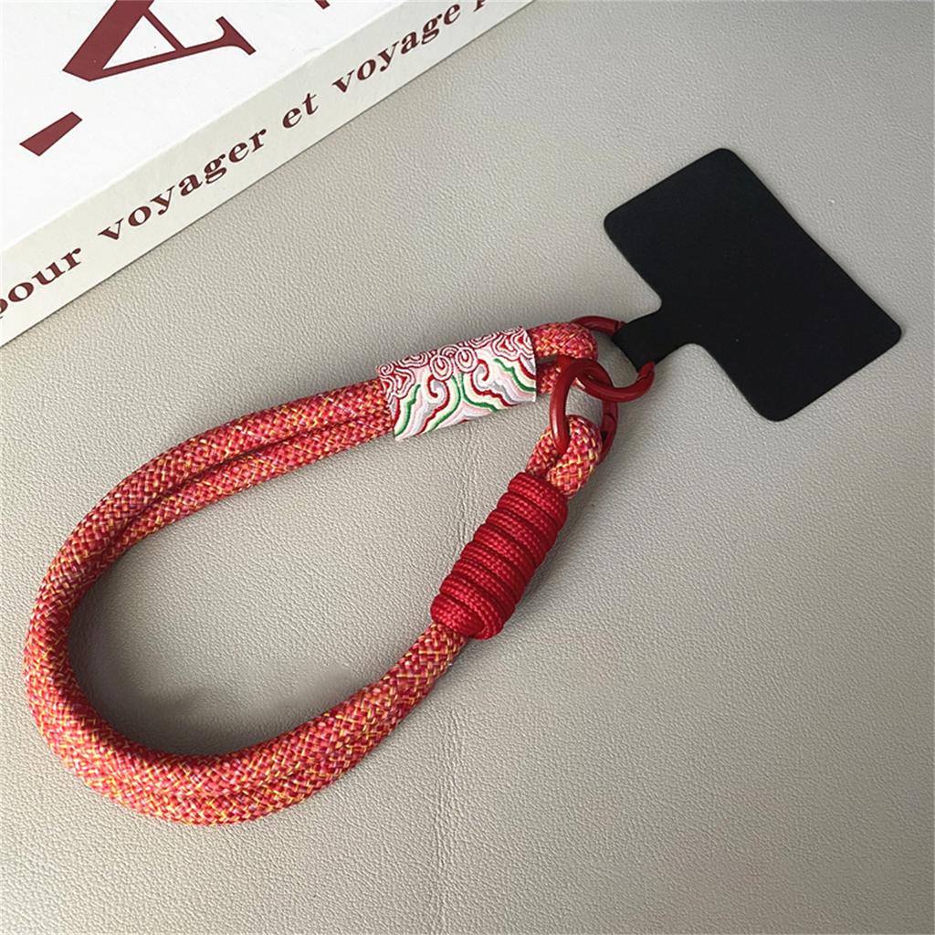 Retro Strap Can Be Carried Twist Rope Lanyard Hanging Decoration Phone Anti-loss Pendant Fashion Strong Wrist Short Straps Band